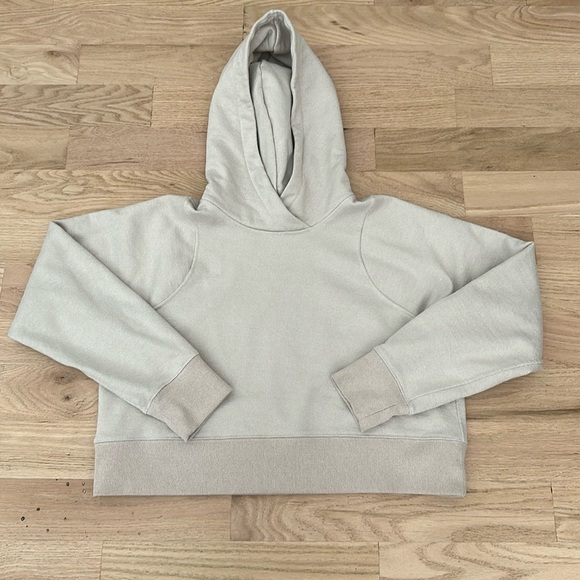 Lululemon Loungeful Cropped Hoodie *Spark Bone / Beige S - Picture 4 of 12